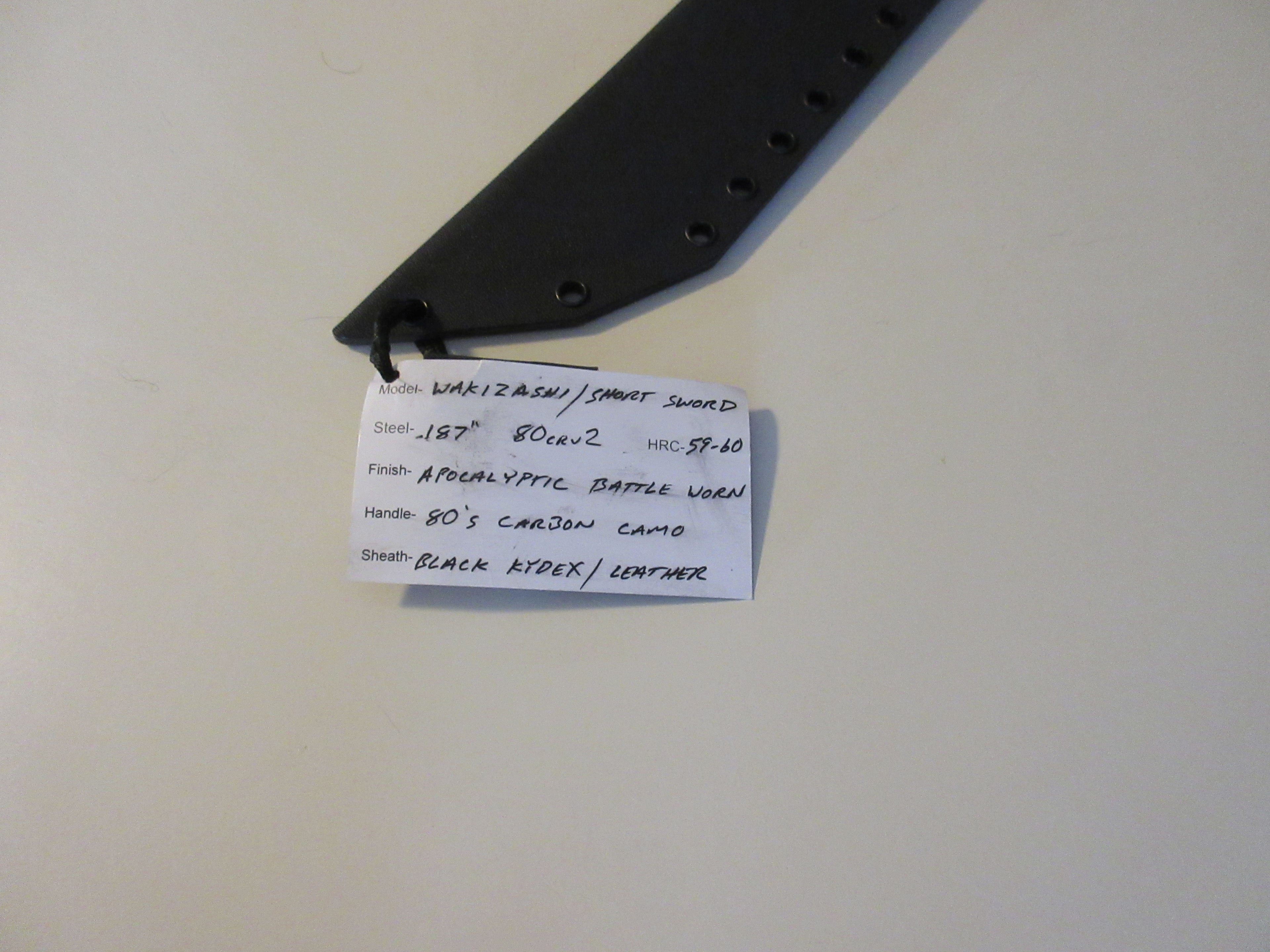 Aries CQCT - 80s CamoCarbon 16" Wakizashi