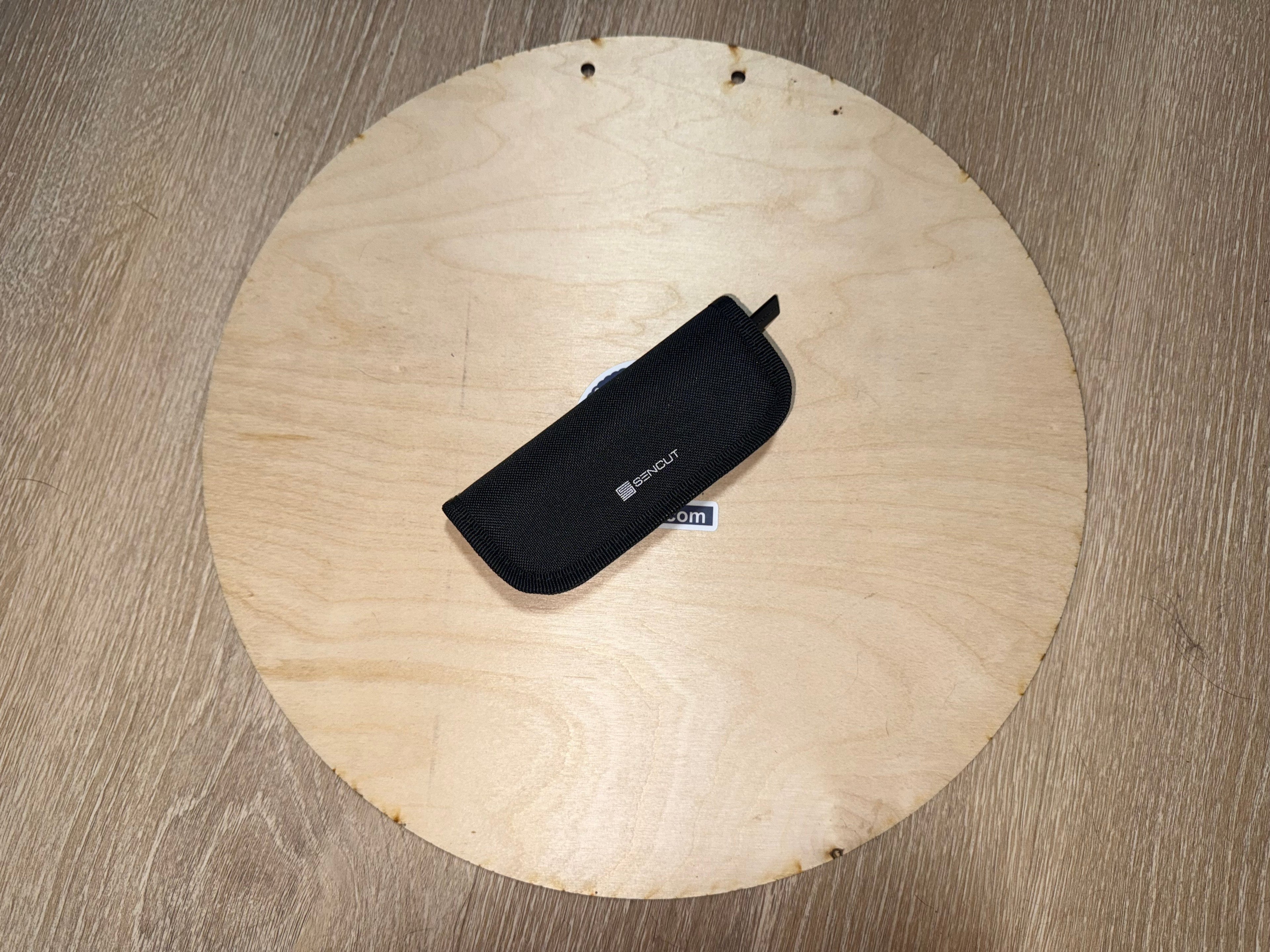 Sencut Snap Flipper Knife Wood Handle